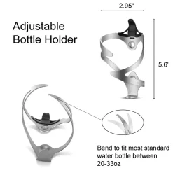 ROCKBROS Lightweight Aluminum Bike Water Bottle Cage - Durable Holder
