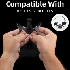 ROCKBROS Lightweight Aluminum Bike Water Bottle Cage Secure Adjustable Holder for Cycling