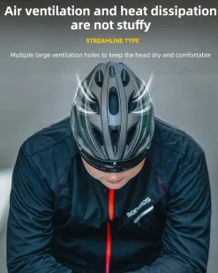 ROCKBROS Lightweight Cycling Helmet with Removable Goggles Sun Visor