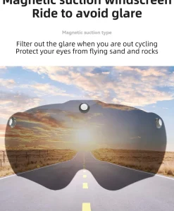 ROCKBROS Lightweight Cycling Helmet with Removable Goggles Sun Visor