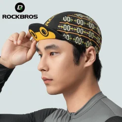 ROCKBROS Lightweight Frog Cycling Cap Breathable, UV Protection, Flip-up Brim Helmet Compatible