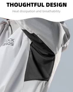 ROCKBROS Lightweight Reflective Windbreaker Running Cycling Jacket Women Men