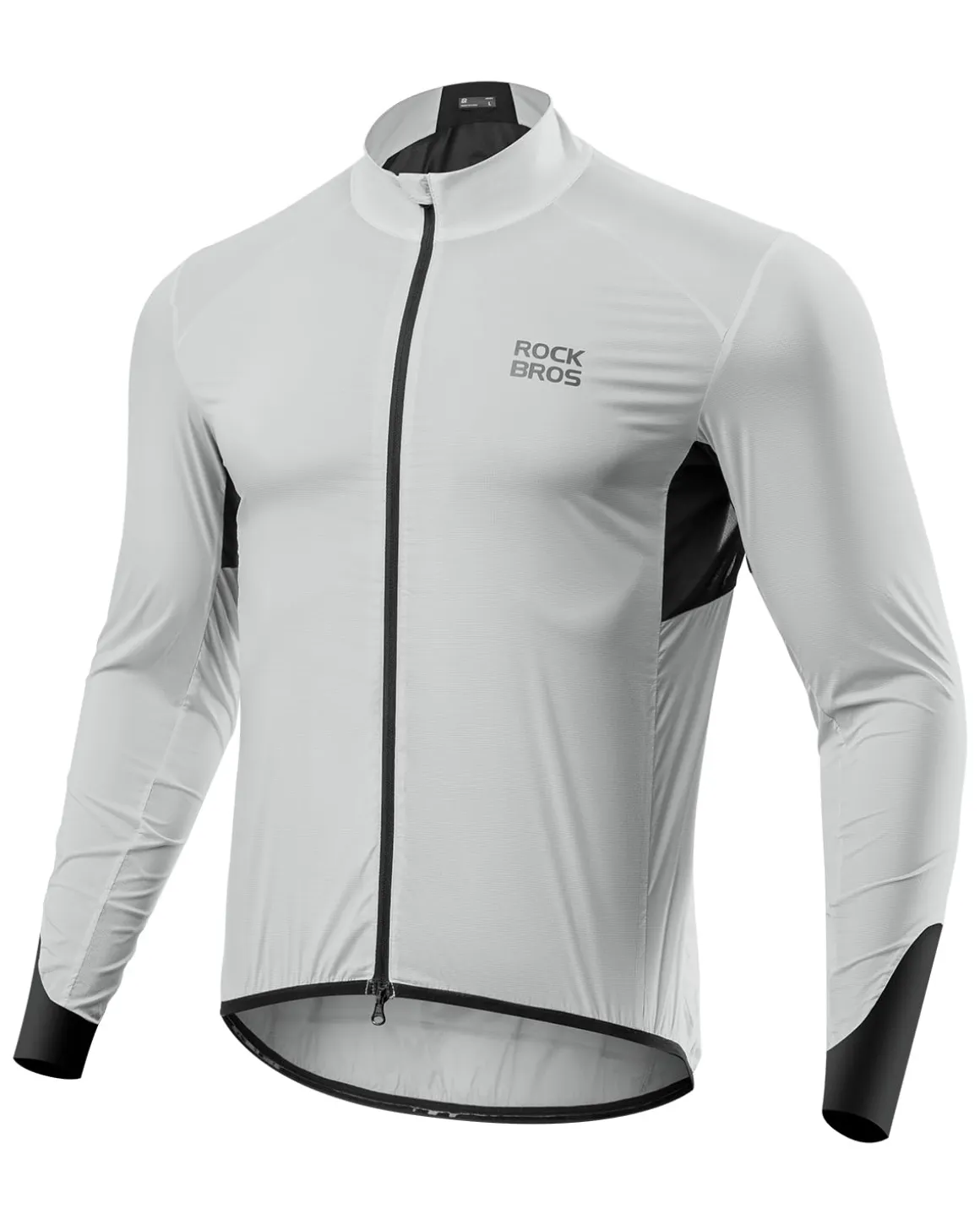 ROCKBROS Lightweight Reflective Windbreaker Running Cycling Jacket Women Men