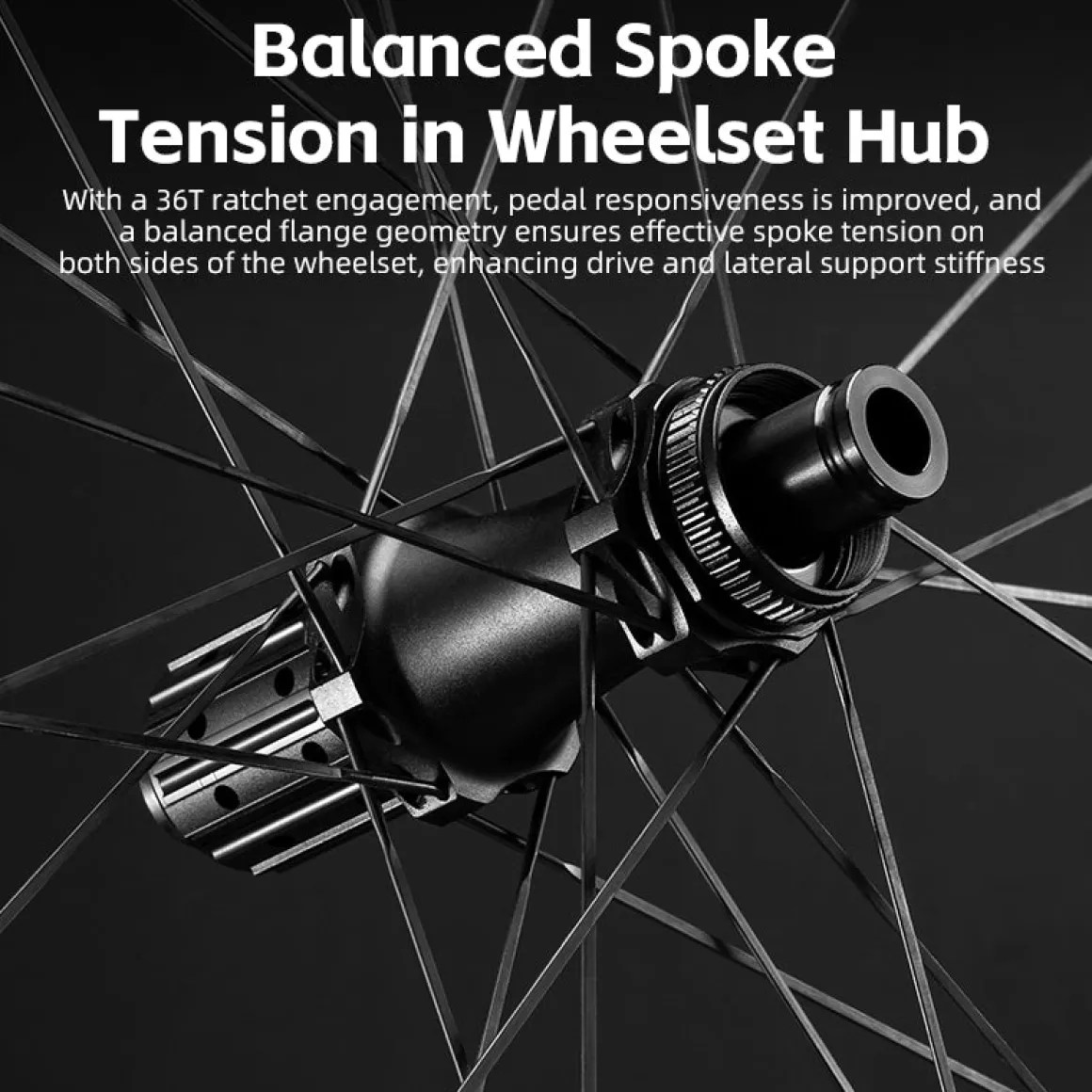 ROCKBROS Lightweight T700 Carbon Wheelset – Tubeless Ready Disc Brake