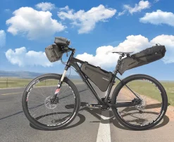ROCKBROS 12L-20L Waterproof Bikepacking Handlebar Bags with 2 Dry Packs for Bikes