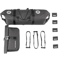 ROCKBROS 12L-20L Waterproof Bikepacking Handlebar Bags with 2 Dry Packs for Bikes