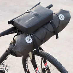 ROCKBROS 12L-20L Waterproof Bikepacking Handlebar Bags with 2 Dry Packs for Bikes