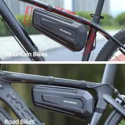 ROCKBROS 1.5L/2.5L Water-Resistant EVA Bike Frame Bag, Under Top Tube Triangle Storage