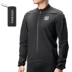 ROCKBROS Long-Seeved Cycling Windbreaker Jacket Foldable