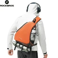 ROCKBROS 11.5L Sling Crossbody Backpack Shoulder Magnetic Buckle Travel Bag