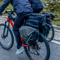 ROCKBROS 20L Triangle Waterproof Bike Rear Rack Pannier Bag for Grocery Touring Cycling