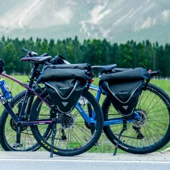ROCKBROS 20L Triangle Waterproof Bike Rear Rack Pannier Bag for Grocery Touring Cycling