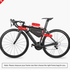 ROCKBROS 5-8L Waterproof Bike Frame Bag Large Triangle Bikepacking Storage Bag for Bicycles