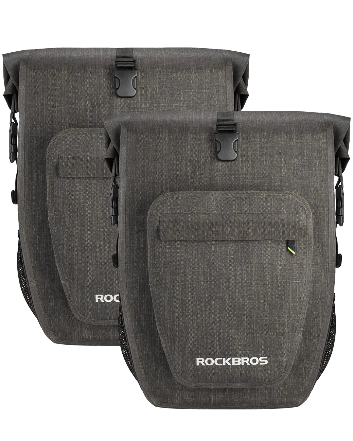 ROCKBROS 27L Waterproof Bike Pannier Bag Grocery Touring Cycling Large Capacity Rear Rack Bag