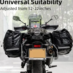 ROCKBROS 60L Waterproof Motorcycle Saddle Bags Durable Removable 2 PCS