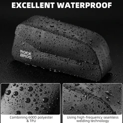 ROCKBROS Magnetic 100% Waterproof Bike Top Tube Frame Bag 0.6L/0.9L