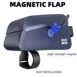ROCKBROS Magnetic 100% Waterproof Bike Top Tube Frame Bag 0.6L/0.9L