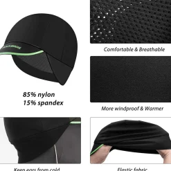 ROCKBROS Men's Cycling Cap Breathable Sun Proof Helmet Liner Hat