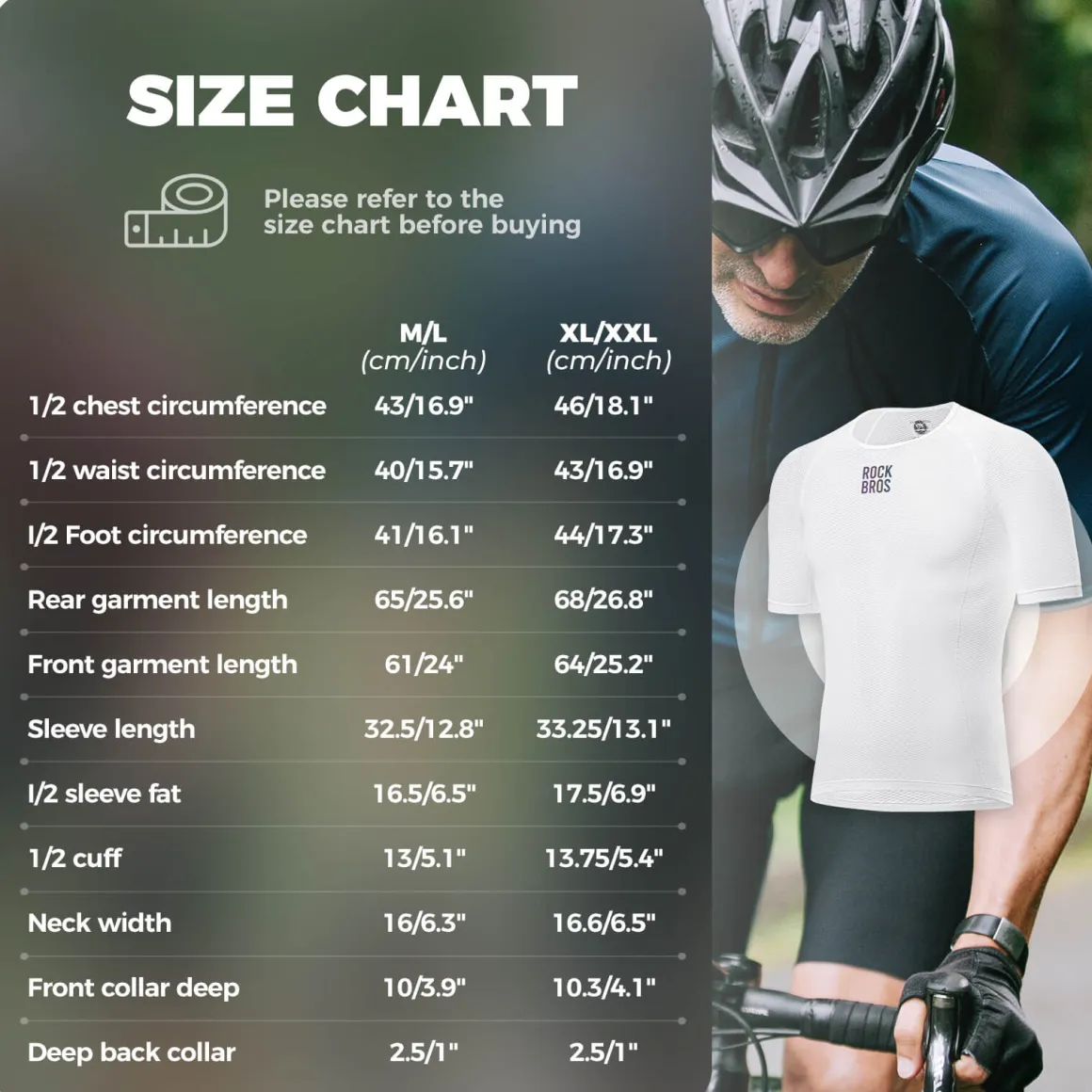 ROCKBROS Men's Cycling Jersey Mesh Short Sleeve