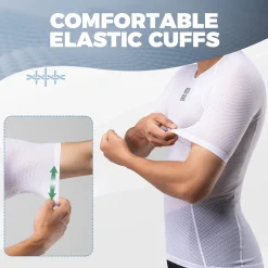 ROCKBROS Men's Cycling Jersey Mesh Short Sleeve