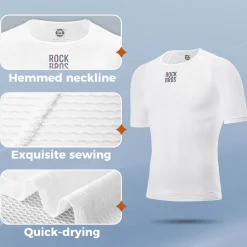 ROCKBROS Men's Cycling Jersey Mesh Short Sleeve