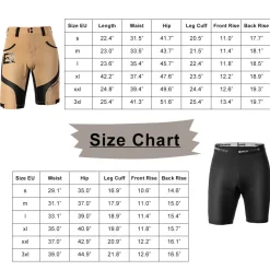 ROCKBROS Men's Cycling Shorts 4D Padded Compression Shorts