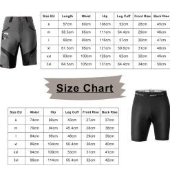 ROCKBROS Men's Cycling Shorts 4D Padded Compression Shorts