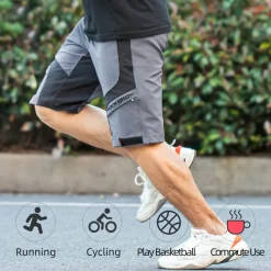 ROCKBROS Men's Cycling Shorts 4D Padded Compression Shorts
