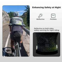 ROCKBROS Men's Short-Sleeve Camouflage Reflective Cycling Jersey