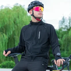 ROCKBROS Men's Softshell Jacket & Pants Breathable Cycling Suit