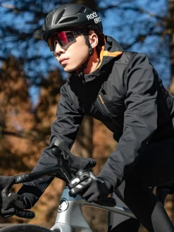 ROCKBROS Men's Winter Cycling Vest, Fleece-Lined, Windproof, Warm Sleeveless Jacket