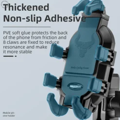 ROCKBROS Metal Bicycle Phone Holder - Universal Shockproof Mount