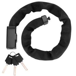 ROCKBROS 8mm Heavy Duty Anti-Theft Bike Chain Lock with Key - 3 Feet Long