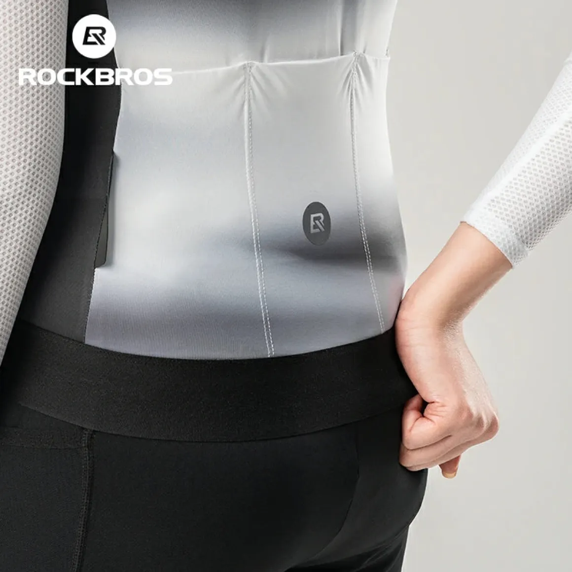 ROCKBROS Mondi Lightweight Gradient Women's Long Sleeve Cycling Jersey