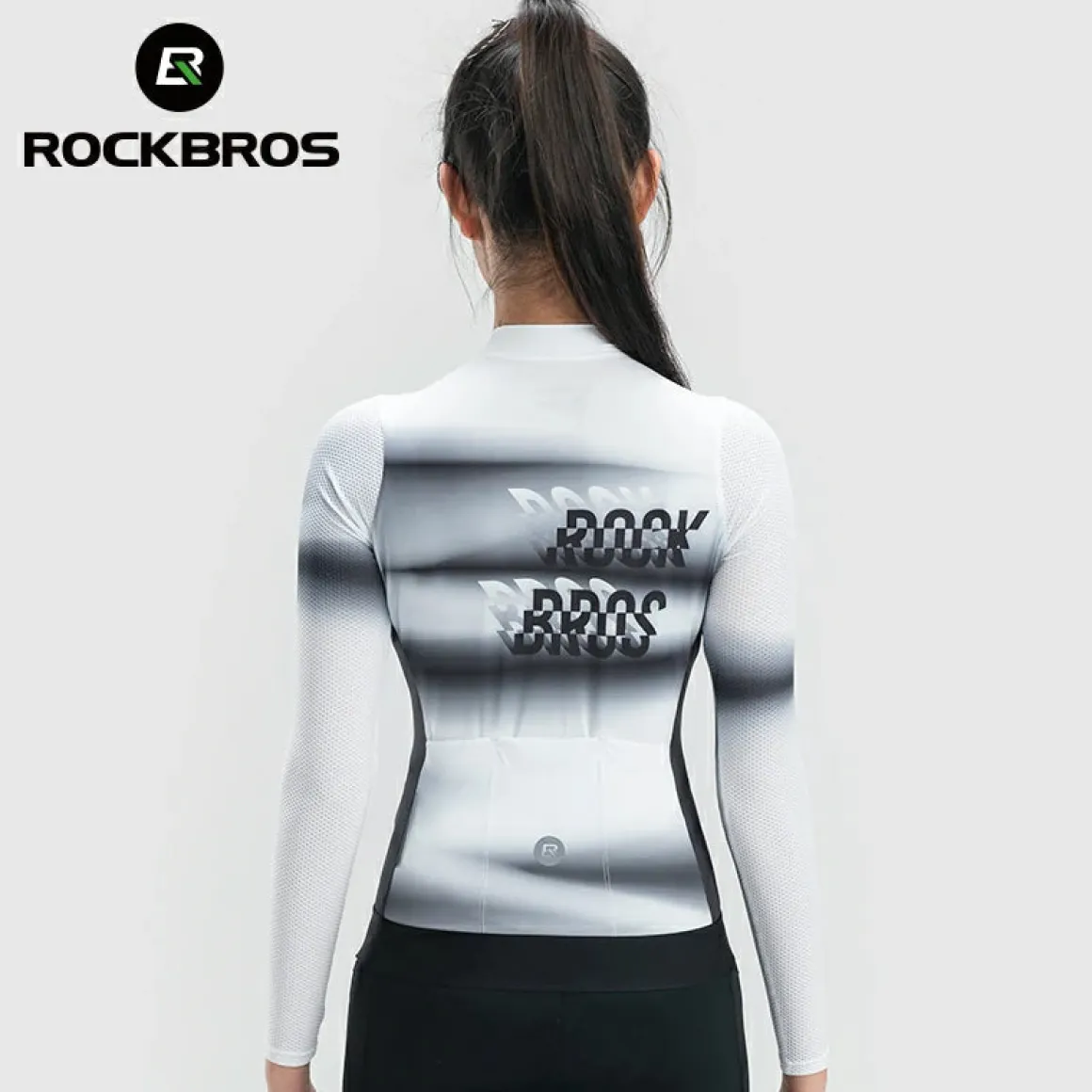ROCKBROS Mondi Lightweight Gradient Women's Long Sleeve Cycling Jersey