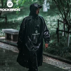 ROCKBROS Motorcycle Cycling Raincoat Hiking Outdoor Poncho Waterproof Cloak