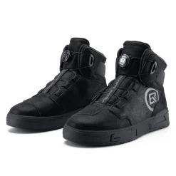 ROCKBROS Motorcycle Shoes, Anti-Slip, Breathable Leather Riding Boots for Men