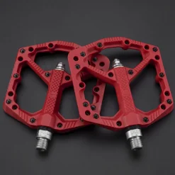 ROCKBROS Mountain Bike Pedals Flat MTB Pedals Nylon Fiber Bicycle Platform Pedals