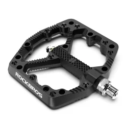 ROCKBROS Mountain Bike Pedals Flat MTB Pedals Nylon Fiber Bicycle Platform Pedals