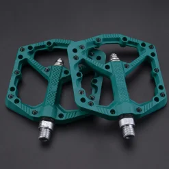 ROCKBROS Mountain Bike Pedals Flat MTB Pedals Nylon Fiber Bicycle Platform Pedals