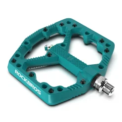 ROCKBROS Mountain Bike Pedals Flat MTB Pedals Nylon Fiber Bicycle Platform Pedals