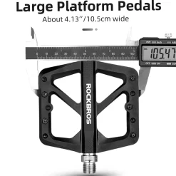 ROCKBROS Mountain Bike Pedals Lightweight Nylon DU Bearing 9/16