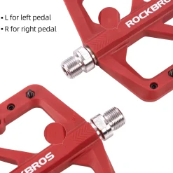 ROCKBROS Mountain Bike Pedals Lightweight Nylon DU Bearing 9/16