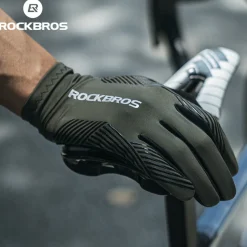 ROCKBROS MTB Gloves - Touch Screen, Anti-Slip Full Finger Cycling Gloves