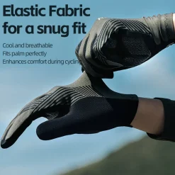 ROCKBROS MTB Gloves - Touch Screen, Anti-Slip Full Finger Cycling Gloves