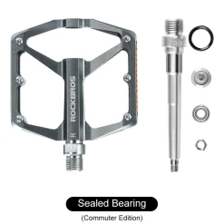 ROCKBROS MTB Reflective Aluminum Pedals 9/16