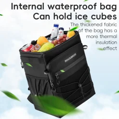 ROCKBROS Multi-Functional 14L Two-Layer Sports Backpack Cooler Thermal Insulation