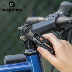 ROCKBROS Multi-function Ratchet Tire Lever with Hex Wrench and File Blade