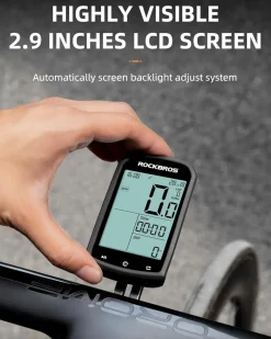 ROCKBROS M1 Wireless Bike Computer GPS 2.9-inch LCD Waterproof Fast Charging