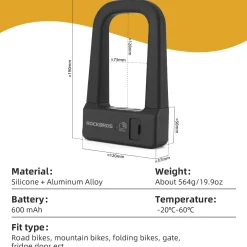 ROCKBROS NFC Smart Bike U Lock